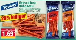 Norma Krakus Extra dünne Kabanossi Angebot