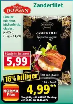 Norma DOVGAN Zanderfilet Angebot
