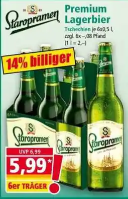 Norma Staropramen Premium Lagerbier Angebot