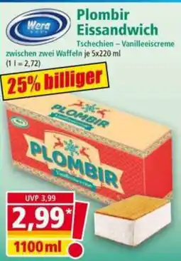Norma Wera Plombir Eissandwich Angebot