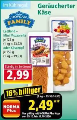 Norma Dovgan Family Geräucherter Käse Angebot