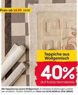 Rusta Teppiche aus Wollgemisch Angebot