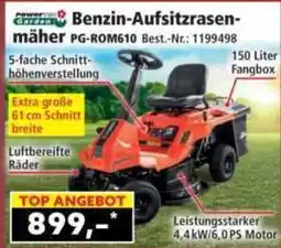 Norma Benzin-Aufsitzrasenmäher PG-ROM610 Angebot
