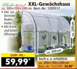 Norma XXL-Gewächshaus Angebot