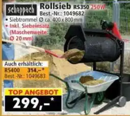 Norma scheppach Rollsieb RS350 250W Angebot