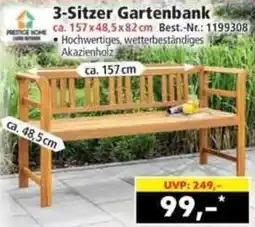 Norma PRESTIGE HOME 3-Sitzer Gartenbank Angebot