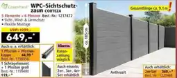 Norma GreenYard WPC-Sichtschutzzaun CORTEZA Angebot