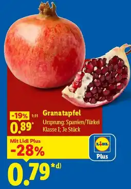 Lidl Granatapfel Angebot