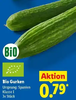 Lidl Bio Gurken Angebot
