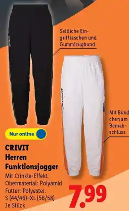Lidl CRIVIT Herren Funktionsjogger Angebot