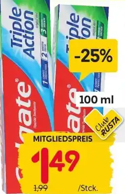 Rusta Colgate Triple Action Angebot