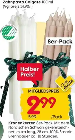 Rusta Kronenkerzen 8er-Pack Angebot