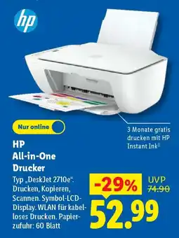 Lidl HP All-in-One Drucker Angebot