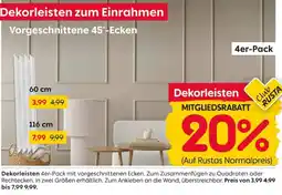 Rusta Dekorleisten Angebot