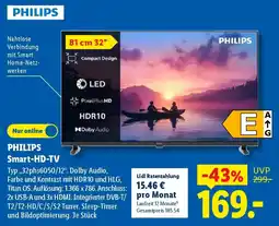 Lidl PHILIPS Smart-HD-TV Angebot