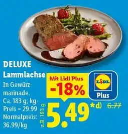 Lidl DELUXE Lammlachse Angebot