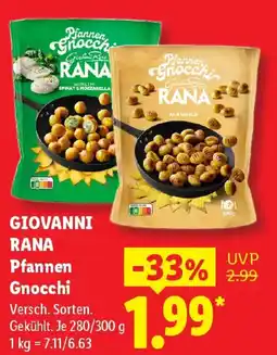 Lidl GIOVANNI RANA Pfannen Gnocchi Angebot