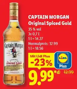 Lidl CAPTAIN MORGAN Original Spiced Gold Angebot