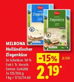 Lidl MILBONA Holländischer Ziegenkäse Angebot