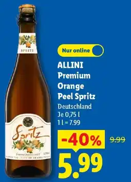 Lidl ALLINI Premium Orange Peel Spritz Angebot