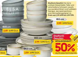 Rusta Elsaform Geschirr Angebot