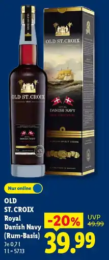 Lidl OLD ST. CROIX Royal Danish Navy (Rum-Basis) Angebot