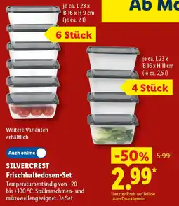 Lidl SILVERCREST Frischhaltedosen-Set Angebot