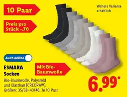 Lidl ESMARA Socken Angebot