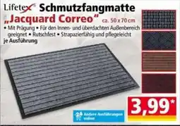 Norma Lifetex Schmutzfangmatte "Jacquard Correo" Angebot