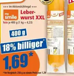 Norma my smile Leberwurst XXL Angebot