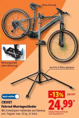 Lidl CRIVIT Fahrrad-Montageständer Angebot