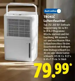 Lidl TRONIC Luftentfeuchter Angebot