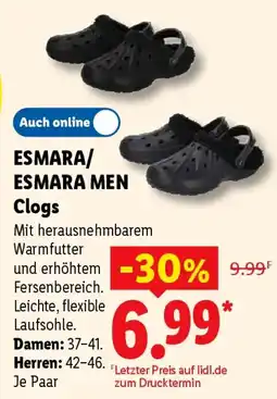 Lidl ESMARA/ ESMARA MEN Clogs Angebot