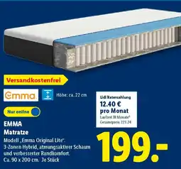 Lidl EMMA Matratze Angebot