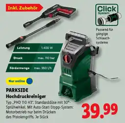 Lidl PARKSIDE Hochdruckreiniger Angebot