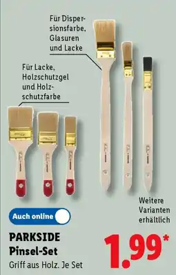 Lidl PARKSIDE Pinsel-Set Angebot