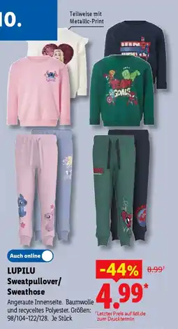 Lidl LUPILU Sweatpullover/ Sweathose Angebot