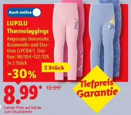 Lidl LUPILU Thermoleggings Angebot