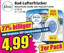 Norma Febreze Bad-Lufterfrischer Angebot