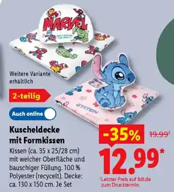 Lidl Kuscheldecke mit Formkissen Angebot