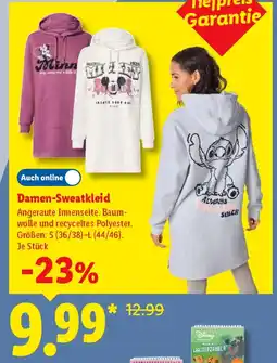 Lidl Damen-Sweatkleid Angebot