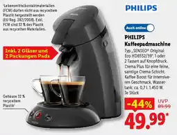 Lidl PHILIPS Kaffeepadmaschine Angebot