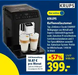 Lidl KRUPS Kaffeевollautomat Angebot