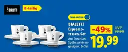 Lidl BIALETTI Espresso-tassen-Set Angebot