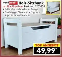 Norma trendstabil Holz-Sitzbank Angebot