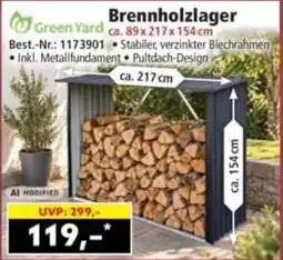 Norma Green Yard Brennholzlager Angebot