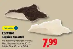 Lidl LIVARNO Teppich Kunstfell Angebot