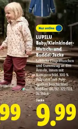 Lidl LUPILU Baby/Kleinkinder-Matsch- und Buddel-Jacke Angebot