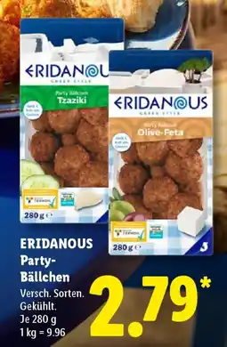 Lidl ERIDANOUS Party Bällchen Angebot