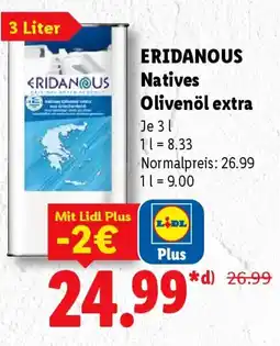 Lidl Eridanous Natives Olivenöl extra Angebot